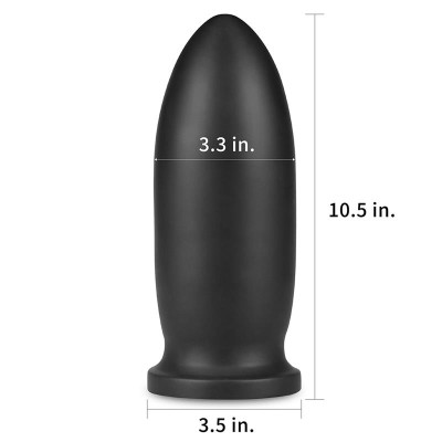 Dildo King Sized Anal Bomber 9 Negro Dildo King Sized Anal Bomber 9 Negro