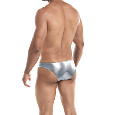 Slip Bikini de Corte Bajo Provocative Plateador Skai Slip Bikini de Corte Bajo Provocative Plateador Skai