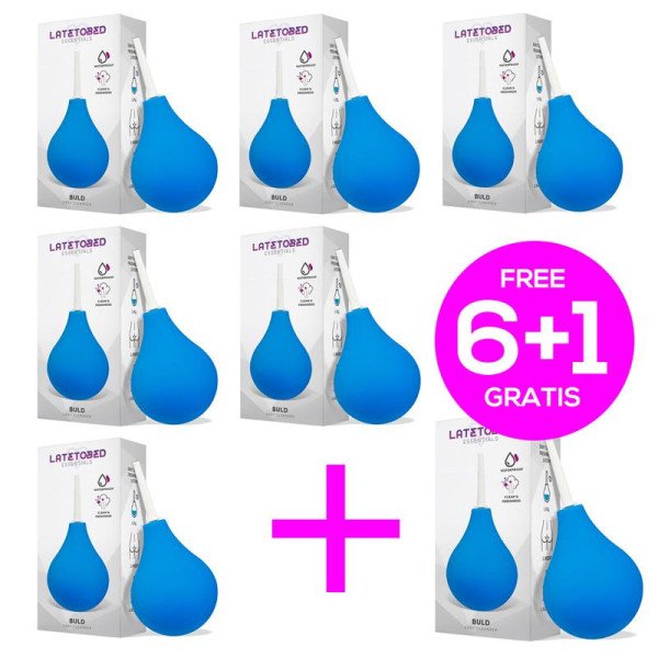 Pack 6+1 Buld Ducha Anal Azul