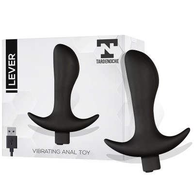 Lever Plug Anal con Vibracion USB Silicona Lever Plug Anal con Vibracion USB Silicona