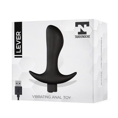 Lever Plug Anal con Vibracion USB Silicona Lever Plug Anal con Vibracion USB Silicona