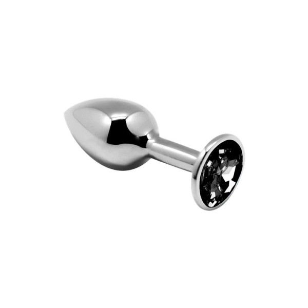 Plug Anal con Joya Negra Talla S