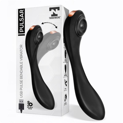 Pulsar Vibrador con Esqueleto Articulado Silicona USB Pulsar Vibrador con Esqueleto Articulado Silicona USB