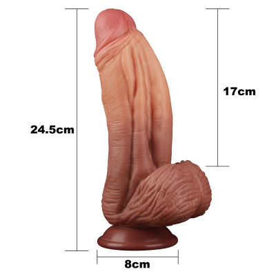 Dildo Nature King 10 Dual Layer Dildo Nature King 10 Dual Layer