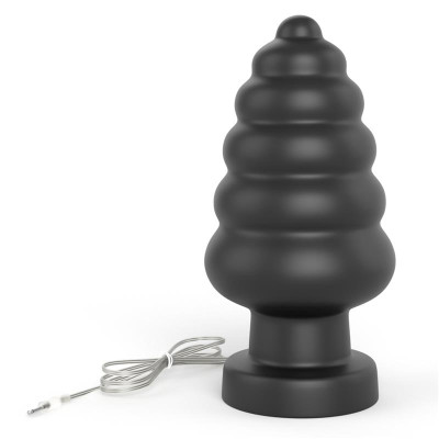 Plug Anal con Vibracion King Sized 7 Negro Plug Anal con Vibracion King Sized 7 Negro