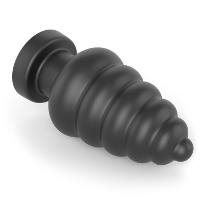 Plug Anal con Vibracion King Sized 7 Negro Plug Anal con Vibracion King Sized 7 Negro
