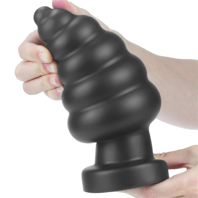 Plug Anal con Vibracion King Sized 7 Negro Plug Anal con Vibracion King Sized 7 Negro