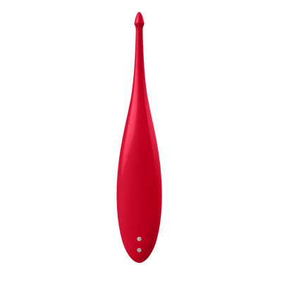 Twirling Fun Varita Vibradora Silicona USB Rojo Twirling Fun Varita Vibradora Silicona USB Rojo