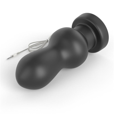 Plug Anal con Vibracion King Sized 7 Negro Plug Anal con Vibracion King Sized 7 Negro