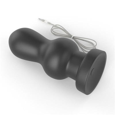 Plug Anal con Vibracion King Sized 7 Negro Plug Anal con Vibracion King Sized 7 Negro