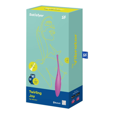 Twirling Joy Estimulador Giratorio con APP Fuchsia Twirling Joy Estimulador Giratorio con APP Fuchsia