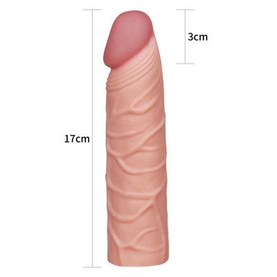 Funda para el Pene Pleasure X Tender Natural Funda para el Pene Pleasure X Tender Natural