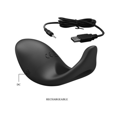 Anillo Vibrador Gemma USB Silicona Negro Anillo Vibrador Gemma USB Silicona Negro