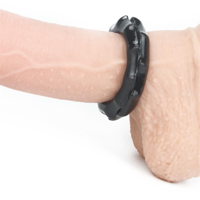 Anillo para el Pene Power Plus Negro Anillo para el Pene Power Plus Negro