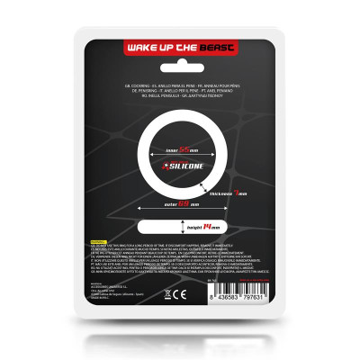 Anillo para el Pene Silicona Solida 55 cm Negro Anillo para el Pene Silicona Solida 55 cm Negro