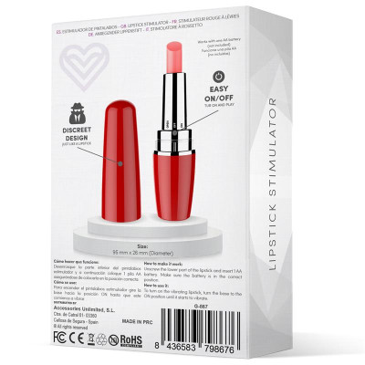Viblips Estimulator Pintalabios Rojo Viblips Estimulator Pintalabios Rojo