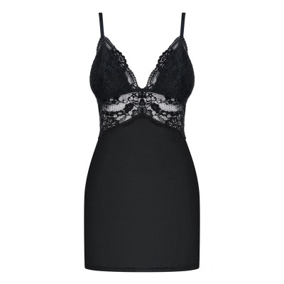810 CHE 1 Chemise y Tanga Negro Talla L XL 810 CHE 1 Chemise y Tanga Negro Talla L XL
