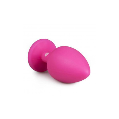 Plug con Diamante Grande Rosa Plug con Diamante Grande Rosa