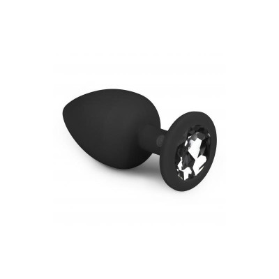Plug Grande Con Diamante Negro Plug Grande Con Diamante Negro