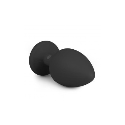 Plug Grande Con Diamante Negro Plug Grande Con Diamante Negro