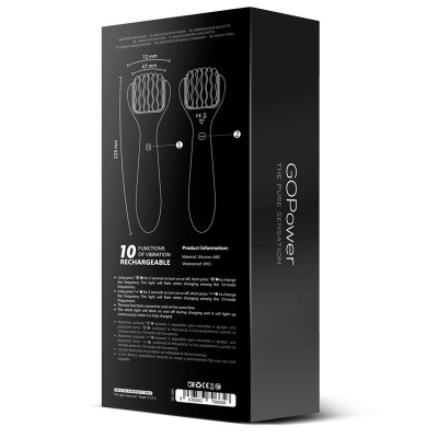Gaya Masajeador Doble Funcion USB Silicona Gaya Masajeador Doble Funcion USB Silicona