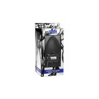 Plug Anal Grande Silicona Negro Plug Anal Grande Silicona Negro