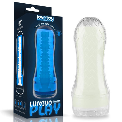 Masturbador Masculino Lumino Luz Azul Masturbador Masculino Lumino Luz Azul