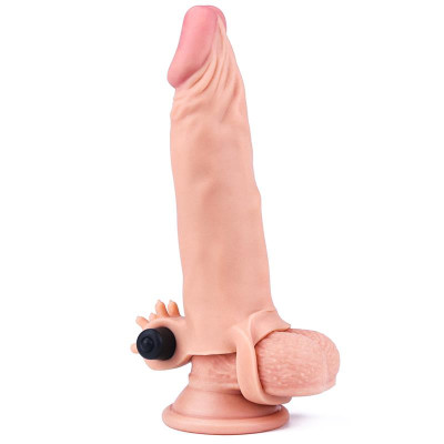 Funda para el Pene con Vibracion Add 2 Pleasure X Tender Natural Funda para el Pene con Vibracion Add 2 Pleasure X Tender Natural