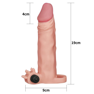 Funda para el Pene con Vibracion Add 2 Pleasure X Tender Natural Funda para el Pene con Vibracion Add 2 Pleasure X Tender Natural