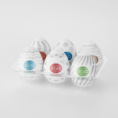 Pack de 6 Huevos Tenga Egg Standard Package Pack de 6 Huevos Tenga Egg Standard Package