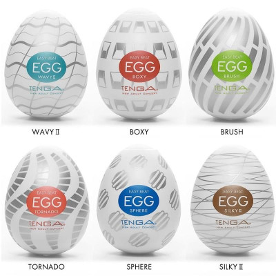 Pack de 6 Huevos Tenga Egg Standard Package Pack de 6 Huevos Tenga Egg Standard Package