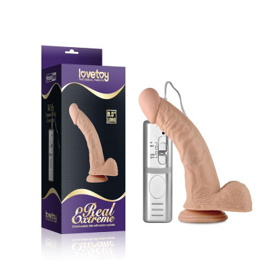 Dildo Real Extreme con Vibracion 85 Natural Dildo Real Extreme con Vibracion 85 Natural