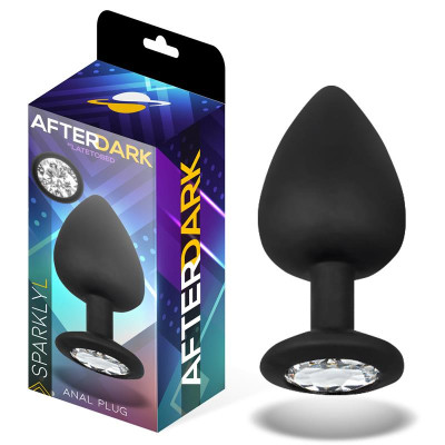 Sparkly Plug Anal con Joya Silicona Talla L 95 cm x 45 cm Sparkly Plug Anal con Joya Silicona Talla L 95 cm x 45 cm