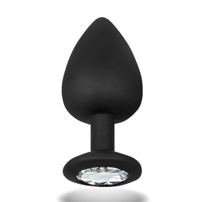 Sparkly Plug Anal con Joya Silicona Talla L 95 cm x 45 cm Sparkly Plug Anal con Joya Silicona Talla L 95 cm x 45 cm