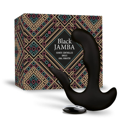 Jamba Vibrador Anal y Estimulador Punto G Negro Jamba Vibrador Anal y Estimulador Punto G Negro