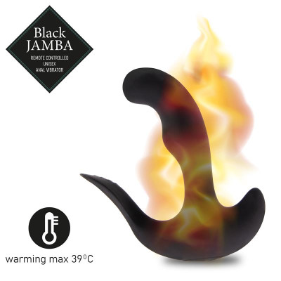 Jamba Vibrador Anal y Estimulador Punto G Negro Jamba Vibrador Anal y Estimulador Punto G Negro