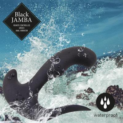 Jamba Vibrador Anal y Estimulador Punto G Negro Jamba Vibrador Anal y Estimulador Punto G Negro