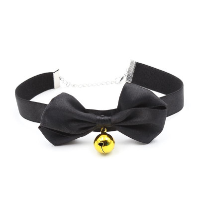 Collar con Lazo y Cascabel 29 cm Negro M Collar con Lazo y Cascabel 29 cm Negro M