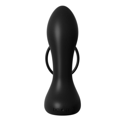 Anillo y Plug Anal Rechargeable Negro Anillo y Plug Anal Rechargeable Negro