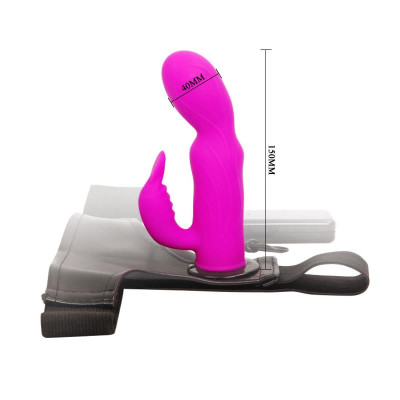 Baile Arnes con Dildo Purpura 15 cm Baile Arnes con Dildo Purpura 15 cm