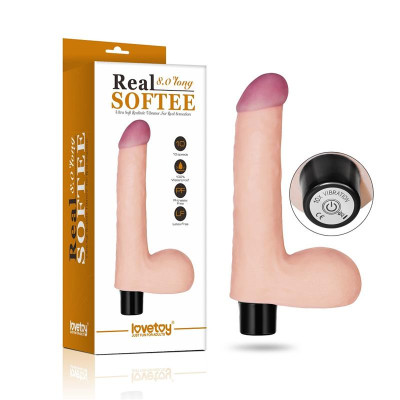 Vibrador Real Softee 8 Natural