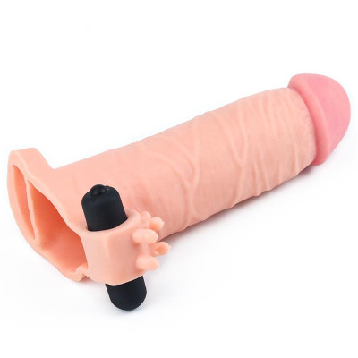 Funda para el Pene con Vibracion Add 2 Pleasure X Tender Natural Funda para el Pene con Vibracion Add 2 Pleasure X Tender Natural