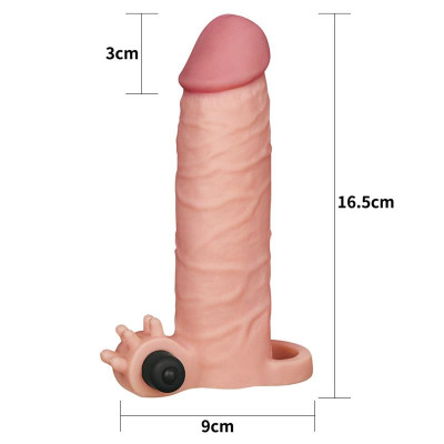 Funda para el Pene con Vibracion Add 2 Pleasure X Tender Natural Funda para el Pene con Vibracion Add 2 Pleasure X Tender Natural