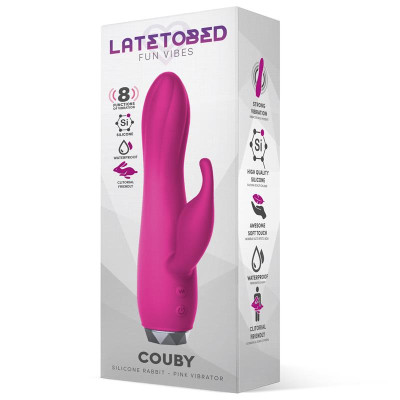 Couby Vibrador de Conejito Silicona Rosa Couby Vibrador de Conejito Silicona Rosa