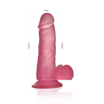 Dildo Jelly Studs 6 Rosa Dildo Jelly Studs 6 Rosa