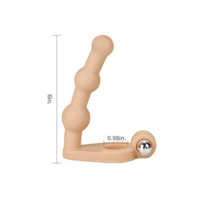 Estimulador Anal The Ultra Soft Bead 6 con Vibracion Natural Estimulador Anal The Ultra Soft Bead 6 con Vibracion Natural