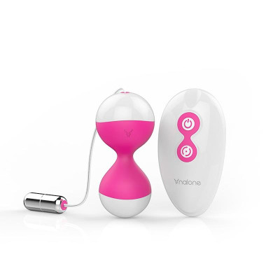 Huevo Vibrador y Bolas Kegel Miu Miu Fuchsia Huevo Vibrador y Bolas Kegel Miu Miu Fuchsia