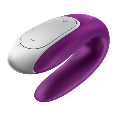 Double Fun Vibrador para Parejas con APP y Control Remoto Violeta Double Fun Vibrador para Parejas con APP y Control Remoto Violeta