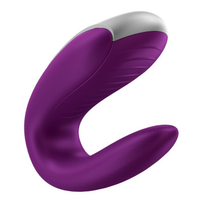 Double Fun Vibrador para Parejas con APP y Control Remoto Violeta Double Fun Vibrador para Parejas con APP y Control Remoto Violeta