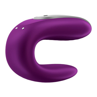 Double Fun Vibrador para Parejas con APP y Control Remoto Violeta Double Fun Vibrador para Parejas con APP y Control Remoto Violeta